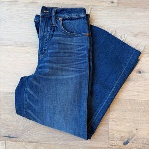 Madewell Wide-Leg Crop Jeans – Medium Wash | Size 27